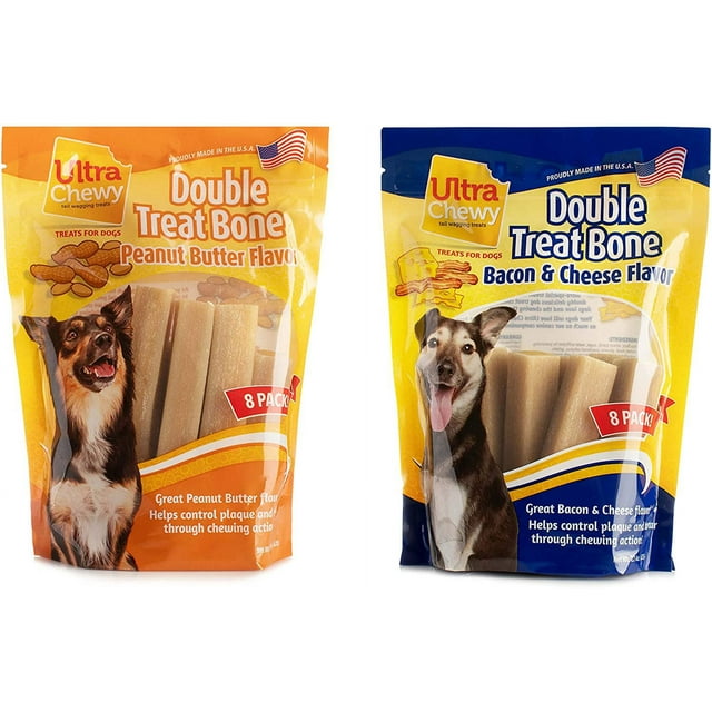 DOG TREAT YUMMIE BONES 4 PK