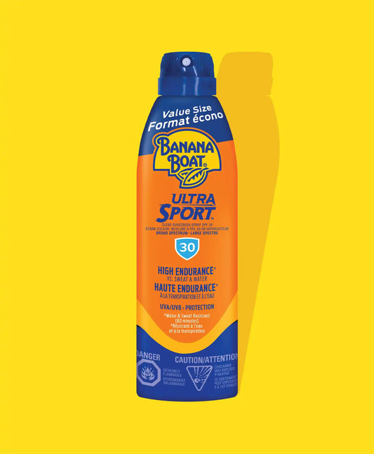 Banana Boat Ultra Sport Clear Sunscreen Spray - SPF 30, 1.8 oz