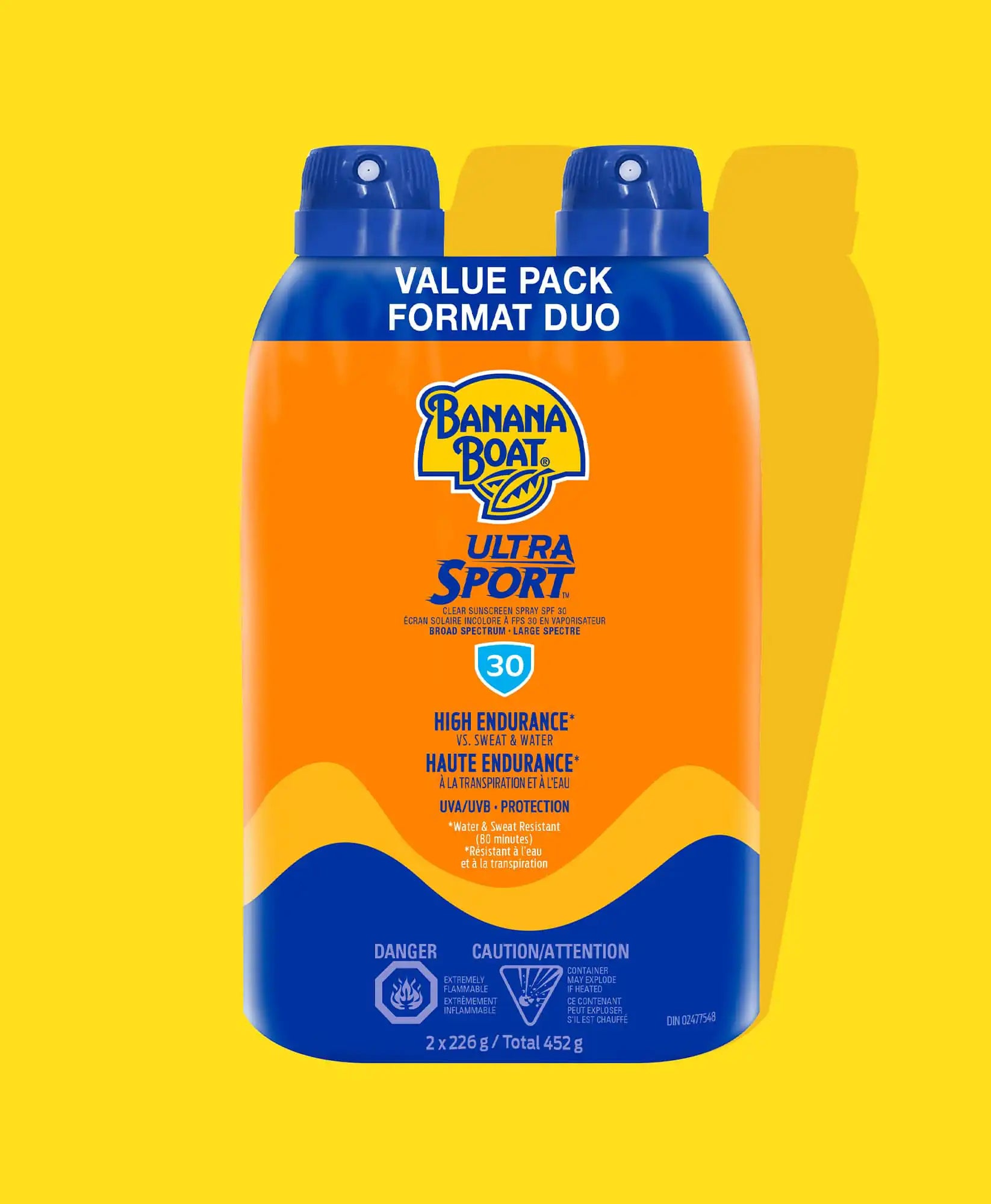 Banana Boat Spf#30 Sport Ultra Spray Twin Pack 6oz