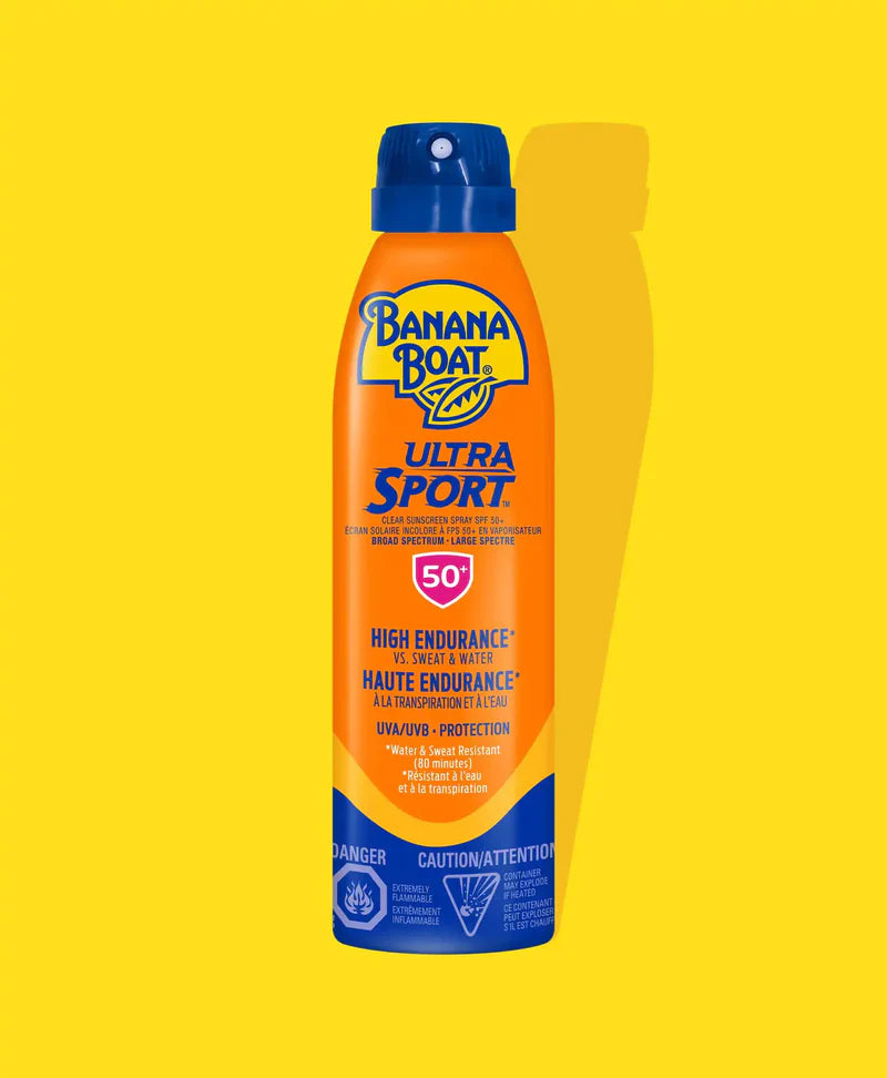 Banana Boat Sport Ultra Clear Broad Spectrum Spray Sunscreen - SPF 50, 6 oz