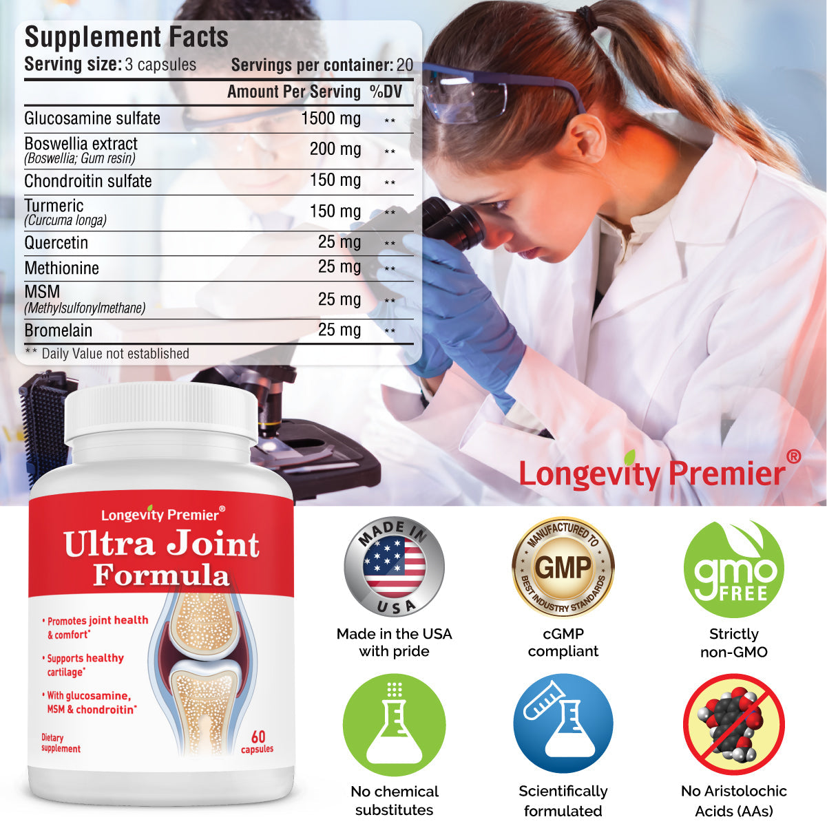 LONGEVITY BY NATURE TENDOGUARD,JOINT SUPPORT