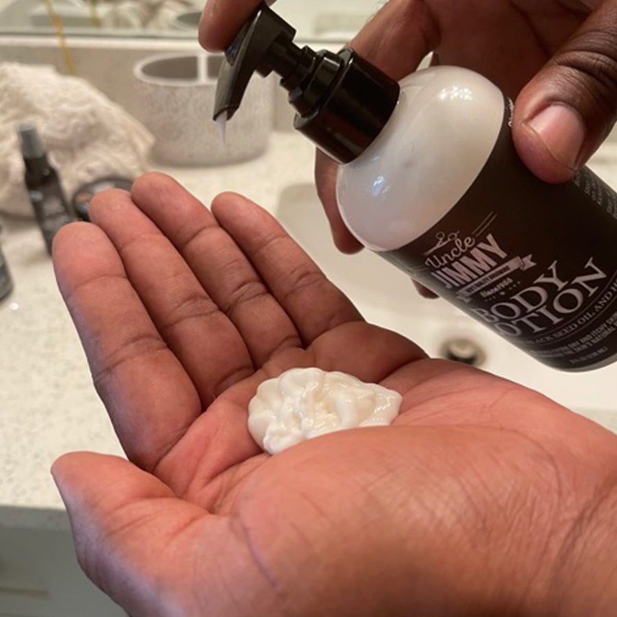 UNCLE JIMMY BODY LOTION     8OZ