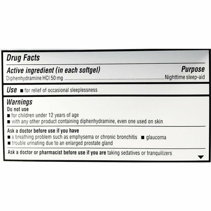 UNISOM GC 50MG 8 SFG