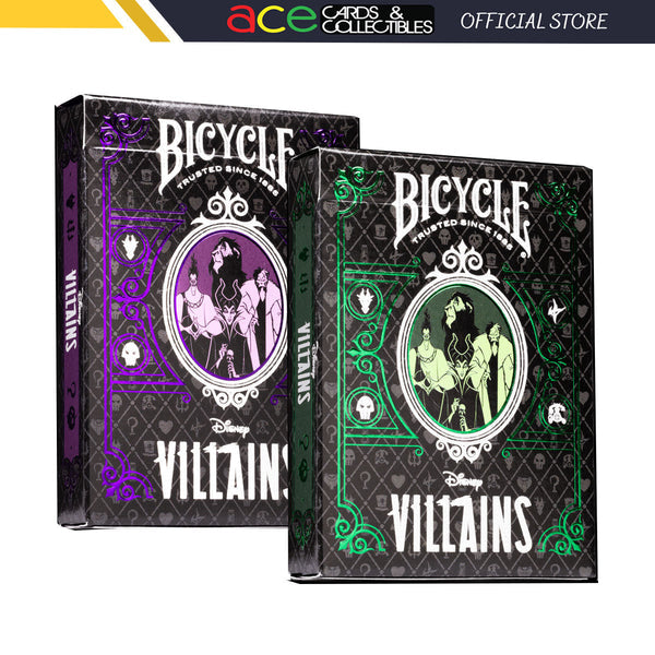 Bicycle Disney Villains Standard Playing Cards - Assorted Colors