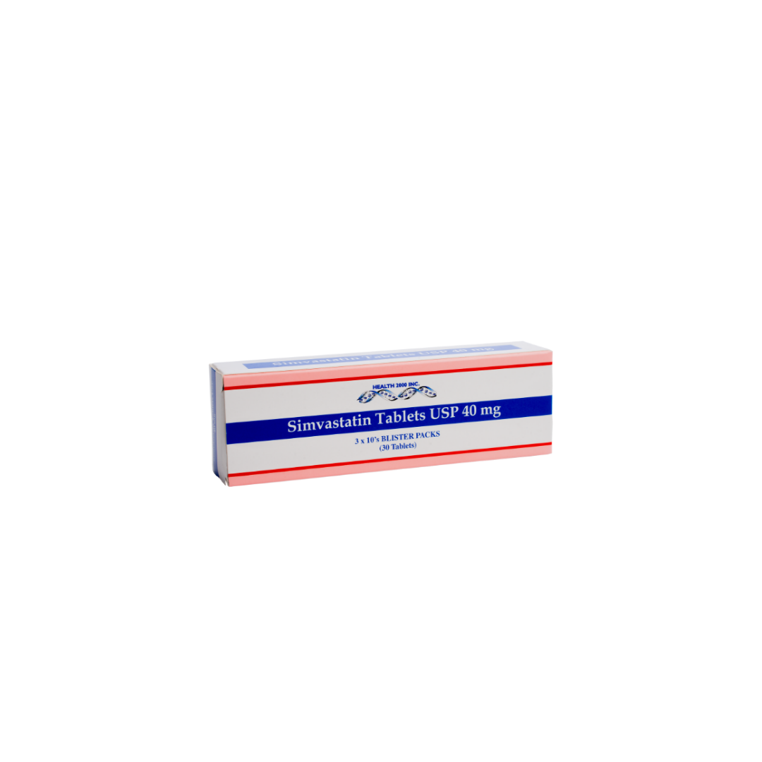 SIMVASTATIN TB 40MG 1000