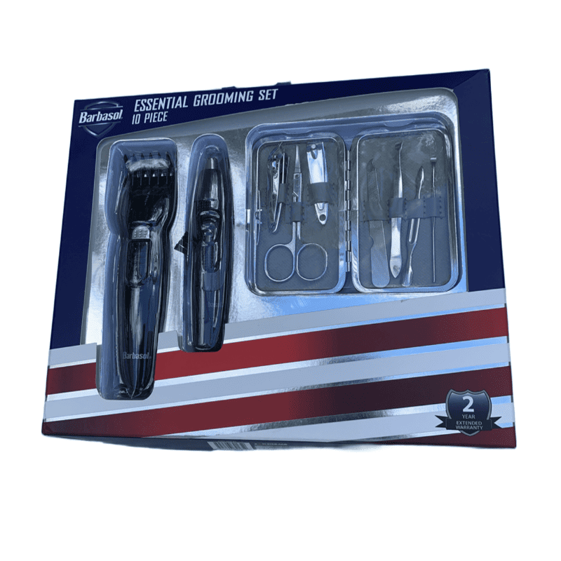 Barbasol Essential Grooming Set 10 Piece