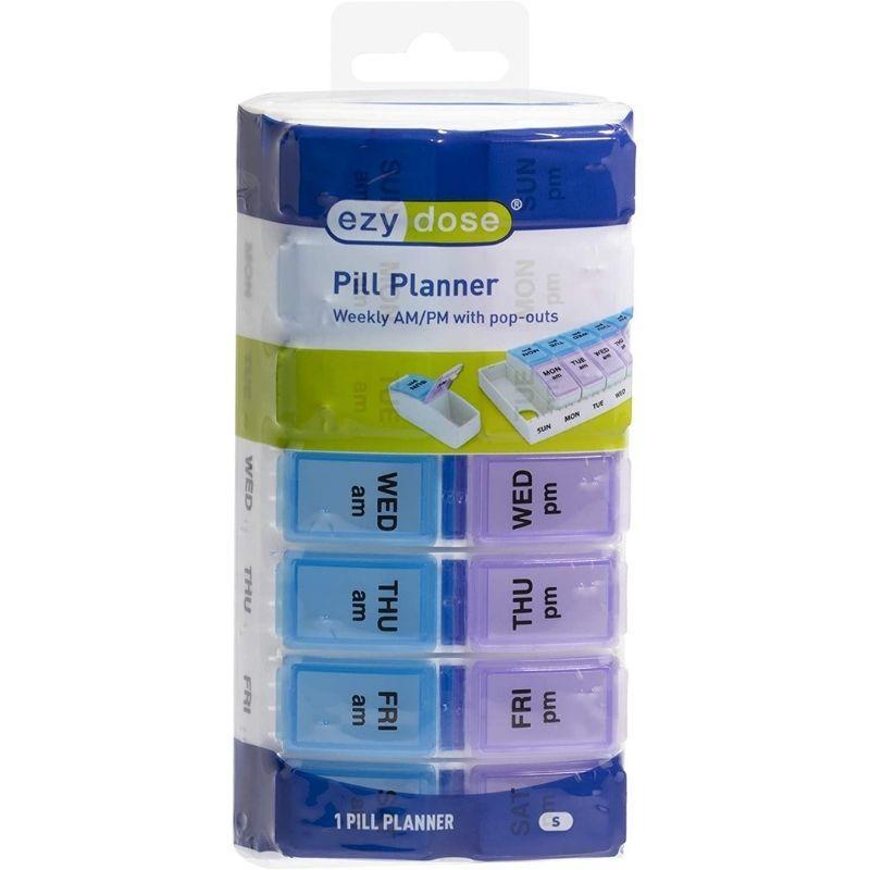 Ezy Dose Weekly AM/PM Pill Oganizer - Rainbow