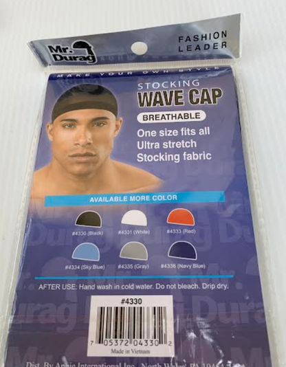 ACE Mens Durag Stocking Cap - Black