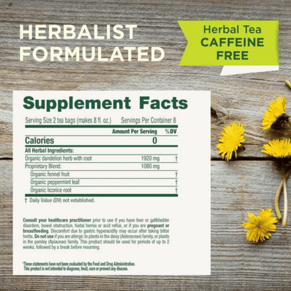 TRADITIONAL MEDICINALS HERB TEA,OG3,EVRYDY DETOX