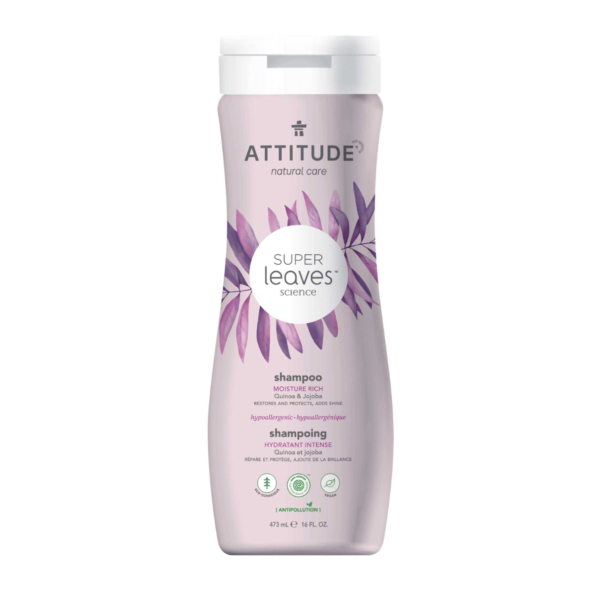 ATTITUDE SHAMPOO,MOISTURE RICH