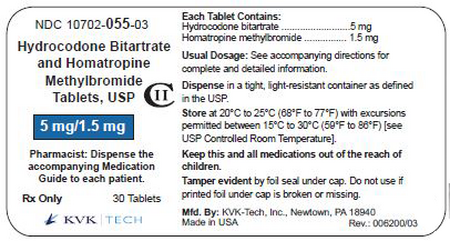 HCOD/HOMA TB 5-1.5MG 30        C2