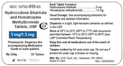 HCOD/HOMA TB 5-1.5MG 30        C2