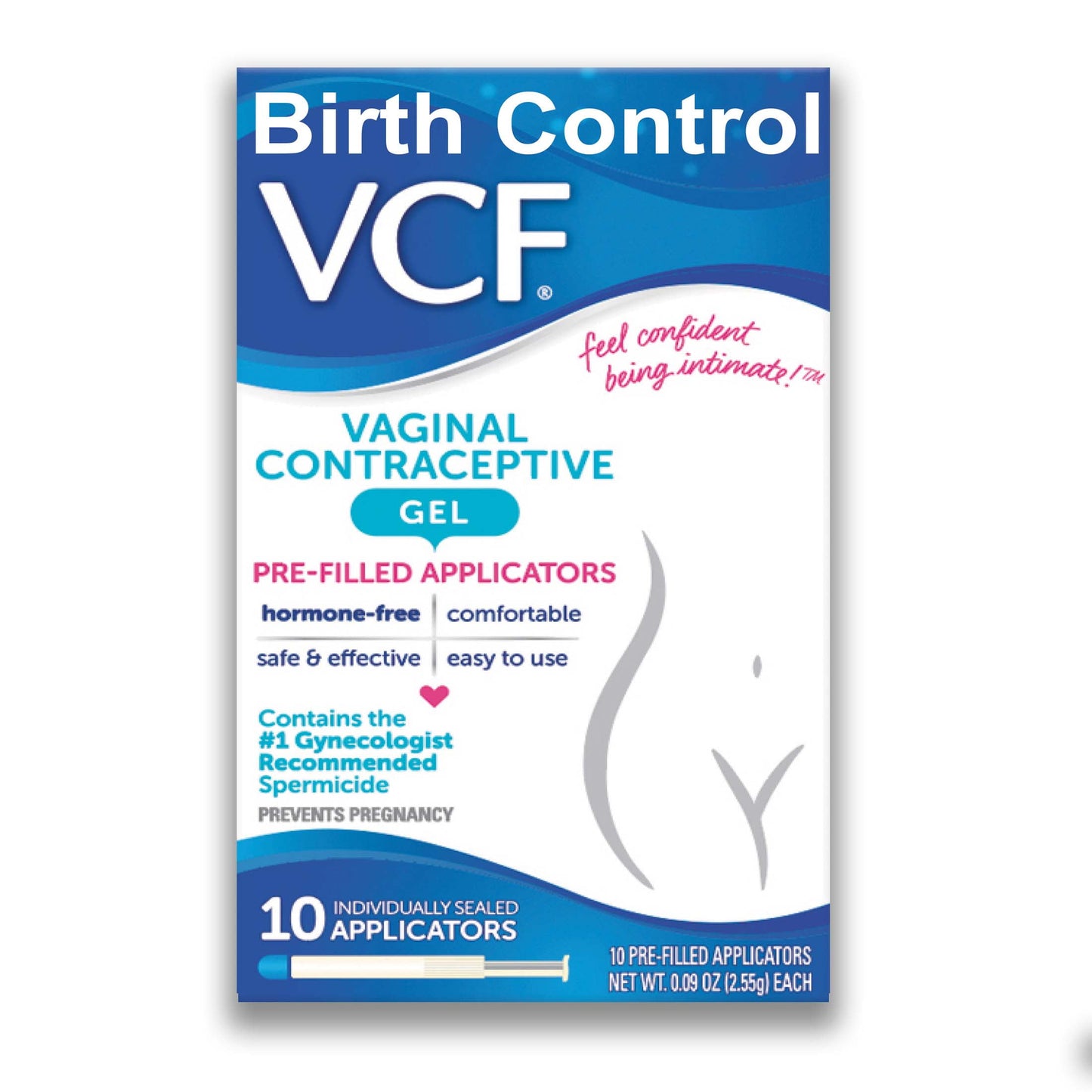 VCF VAGINAL CONTRACEPTIVE GEL 10CT