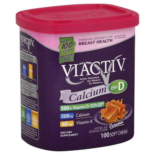 VIACTIV CALCIUM+D CHEW CARAMEL 60CT