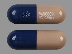 VANCOMYCIN HCL CP 250MG 50