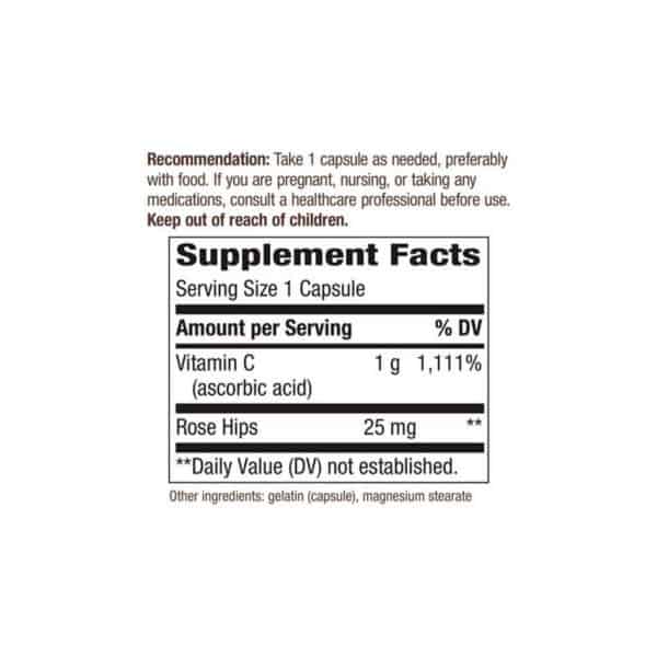 VIT-C 1000+RSHP&BIOFL TAB 60CT