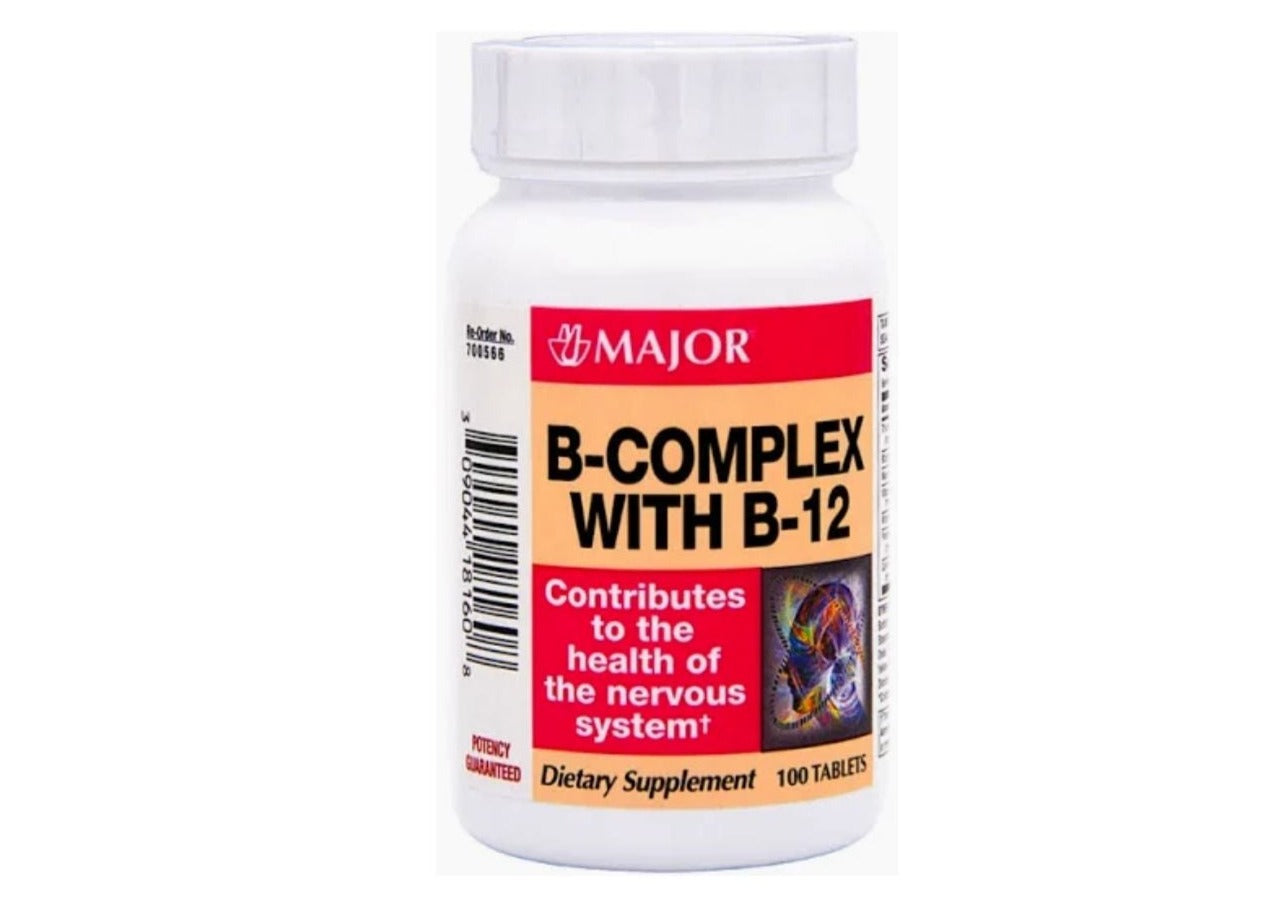 B-COMPLEX W/ B-12 TAB 100