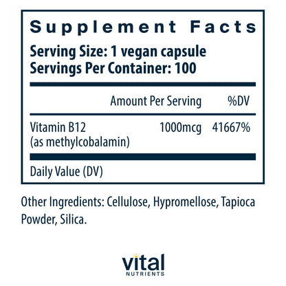 VITAMIN B-12 TB 1000MCG 60