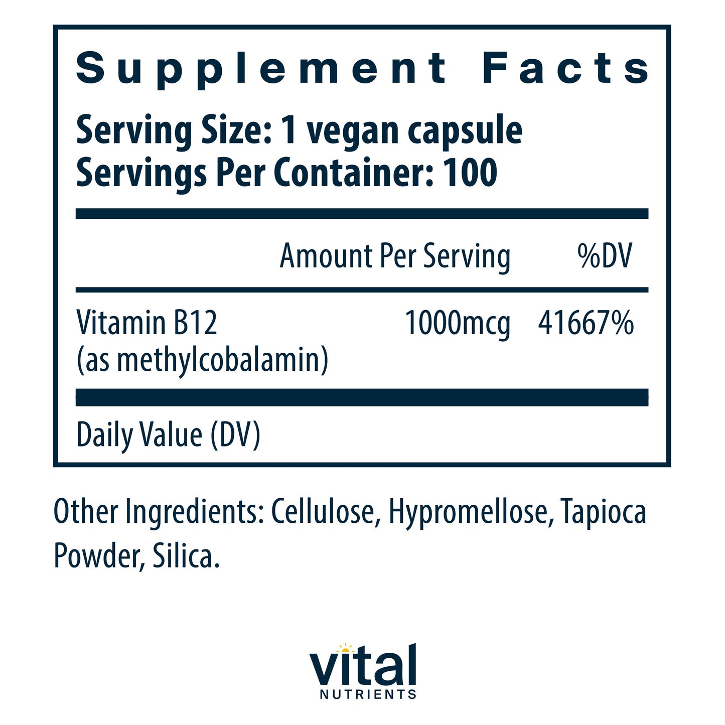VITAMIN B12 TB 1000MCG 5X10UD G/F