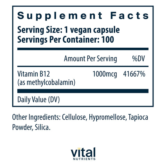 VITAMIN B-12 TB 1000MCG 60