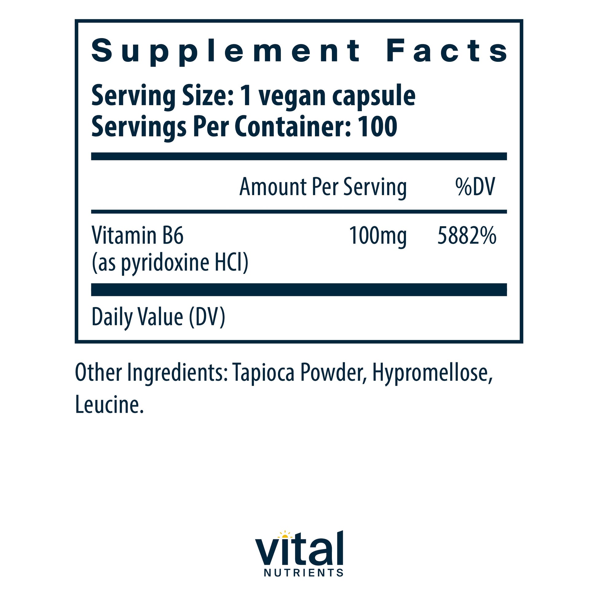 VITAMIN B6 100MG TAB 50 (5X10) UD