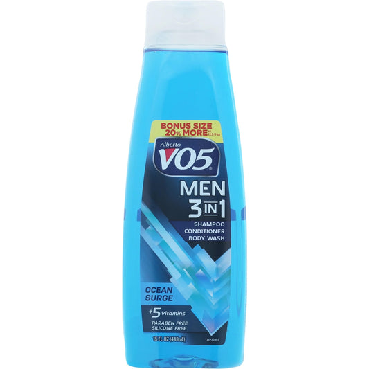 VO5 MEN 3IN1 FRSH ENRG SHM CND WSH 15 OZ