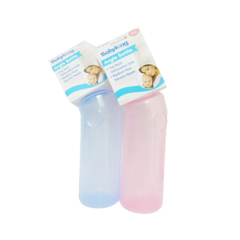 Babyking Angle Bottle - Assorted, 8 oz