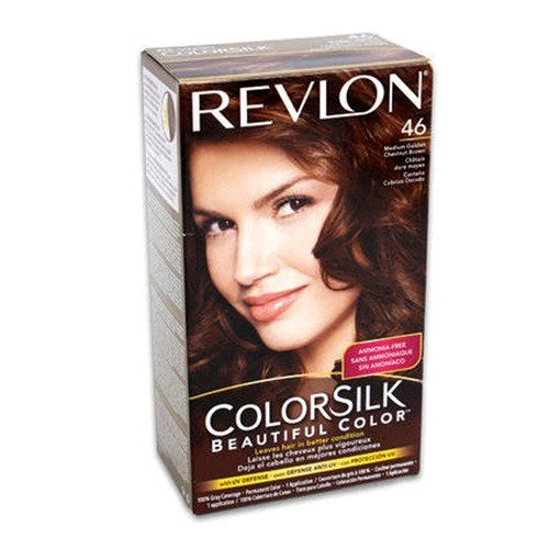 REVLON COLORSILK 46 GLD CHST BRN H/C 1CT