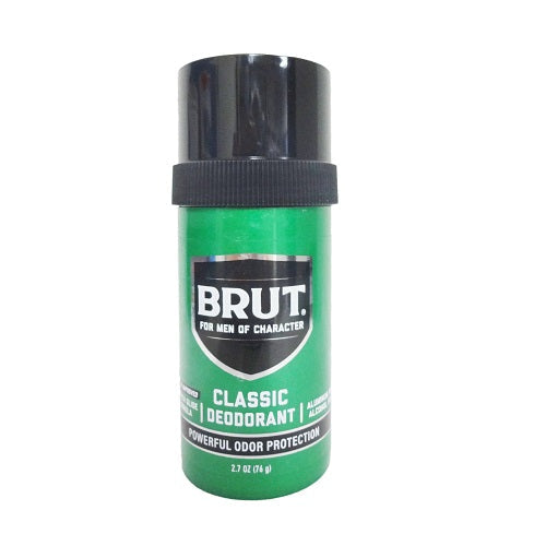 Brut Deodorant 2.7oz Round Solid Classic