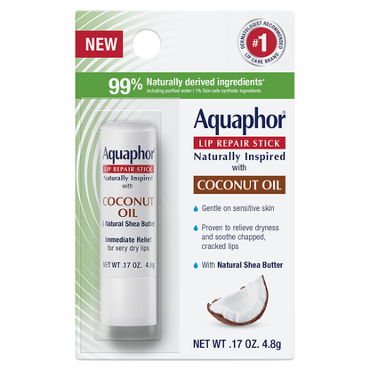 Aquaphor Naturally Inspired Lip Repair Stick - Coconut Oil