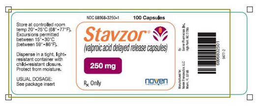 VALPROIC ACID SL 250MG/5ML 473ML