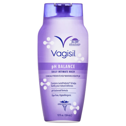 VAGISIL FEMININE WASH PH BALANCED 12 OZ