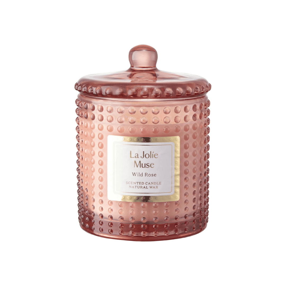 Village Candle Tall Bowl Candle - Wild Rose