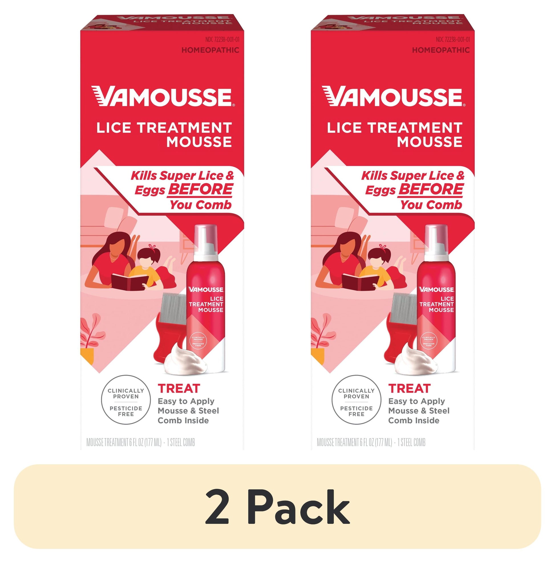 VAMOUSSE AER 15 MIN LICE TREATMENT 6OZ