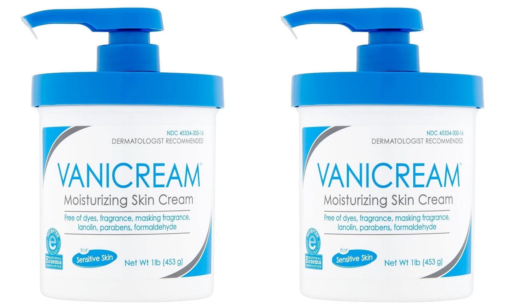VANICREAM JAR W/PUMP 1 LB