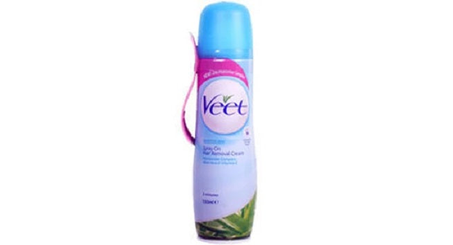 Veet Spray On Cream Hair Remover 5.1oz Sensitive