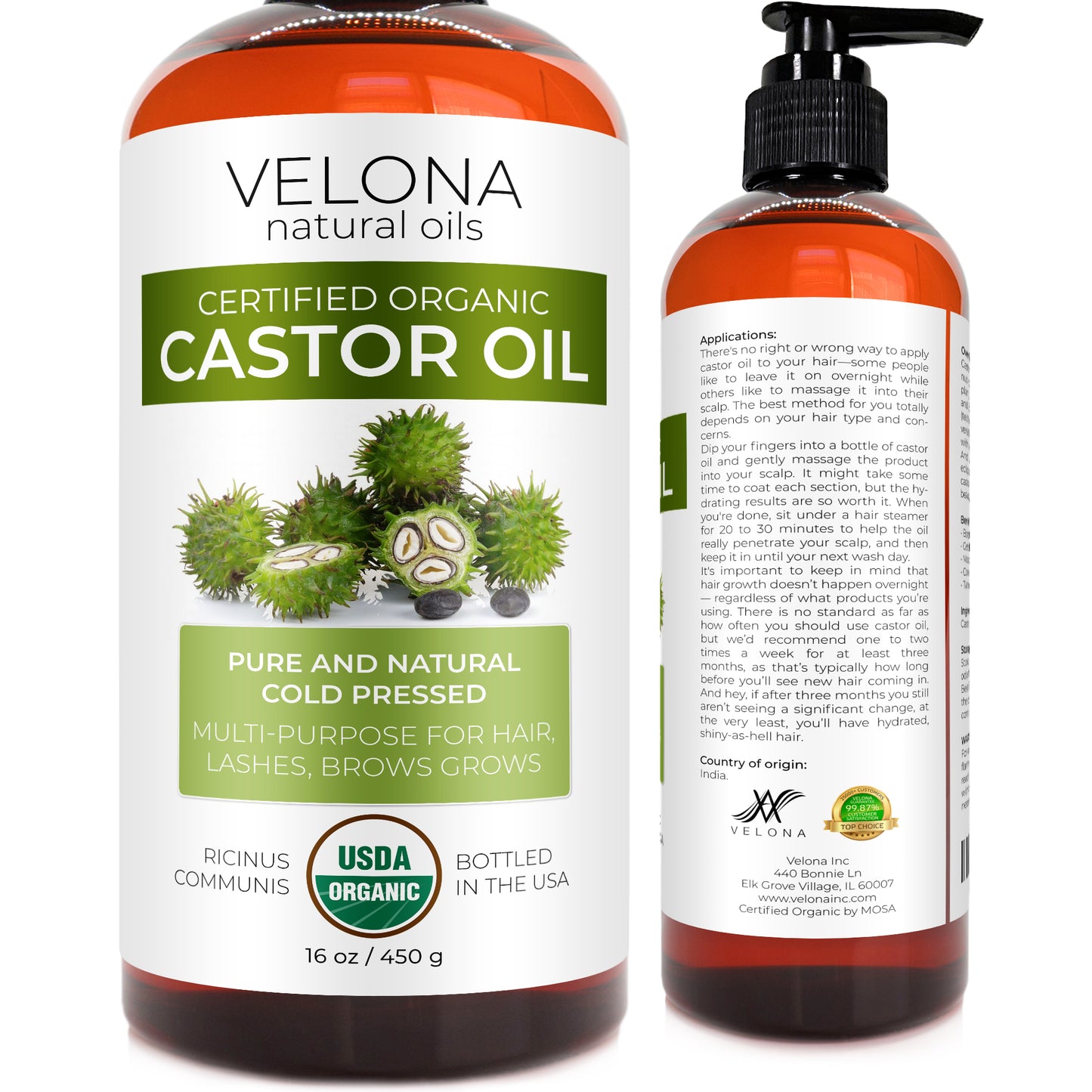 BLUE MAGIC CASTOR OIL     12 OZ