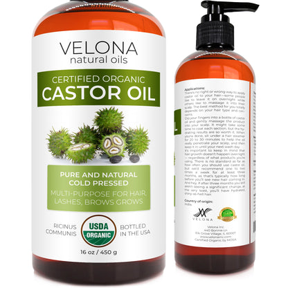 BLUE MAGIC CASTOR OIL     12 OZ