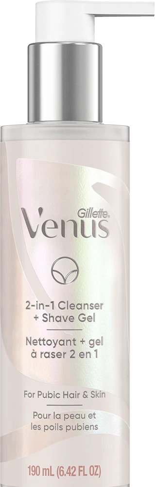 Gillette Venus Pubic Hair And Skin Cleanser+Gel 2-N-1 6.42oz