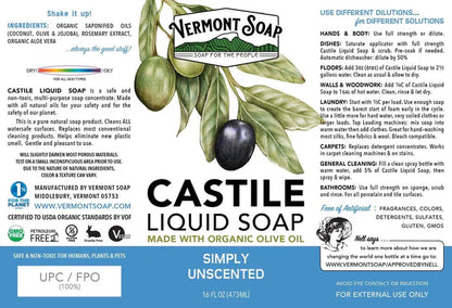 CASTILE SOAP,VANILLA ALMD