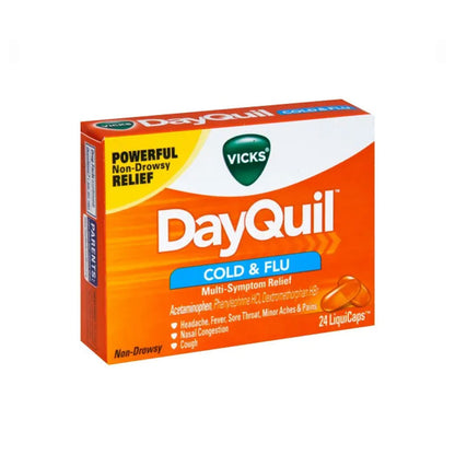 Vicks Dayquil Cold & Flu Liquicaps 8 Count