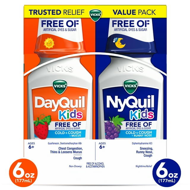 NYQUIL KIDS FREE OF COLD&COUGH LIQ 6OZ
