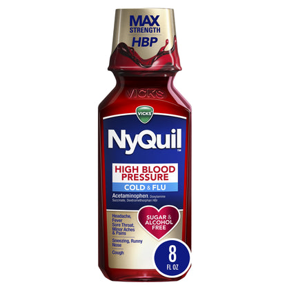 NYQUIL HIGH BLOOD PRESSURE COLD LIQ 8OZ