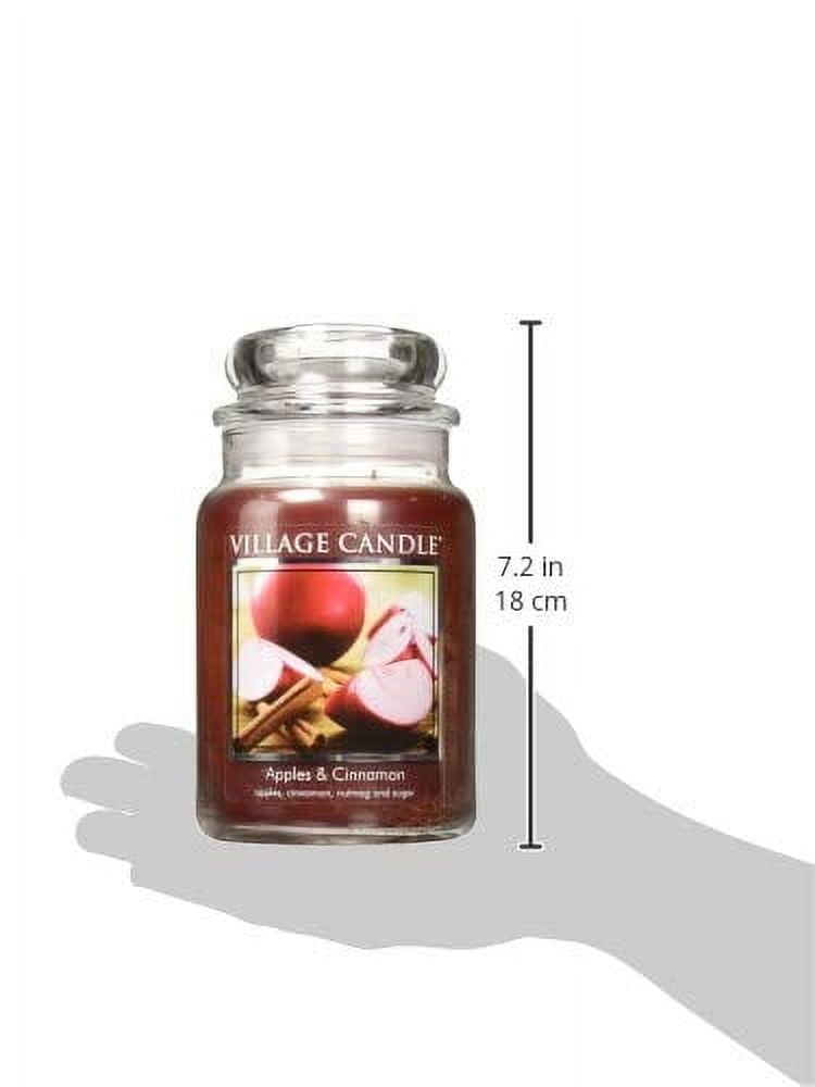 Village Candle Large Apothecary Jar Candle - Black Bamboo