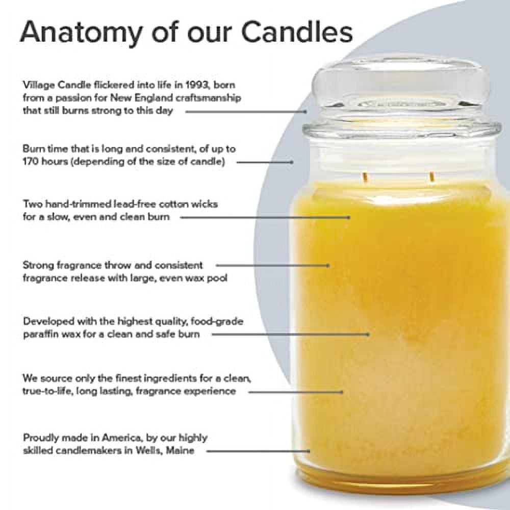 Village Candle Large Apothecary Jar Candle - Mulled Cider