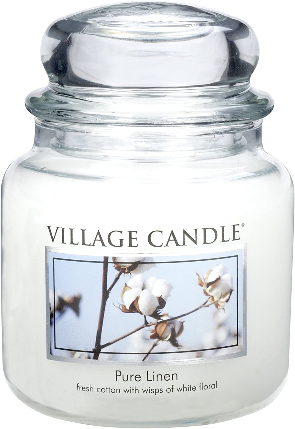 Village Candle Medium Glass Apothecary Jar Candle - Rain