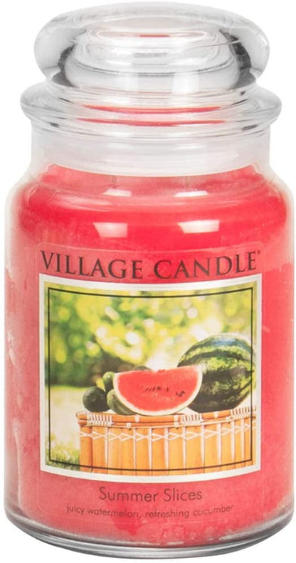 Village Candle Large Apothecary Jar Candle - Summer Slices