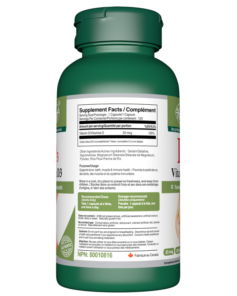 VIT D3 25MCG 1000IU TAB 110CT 21CENT