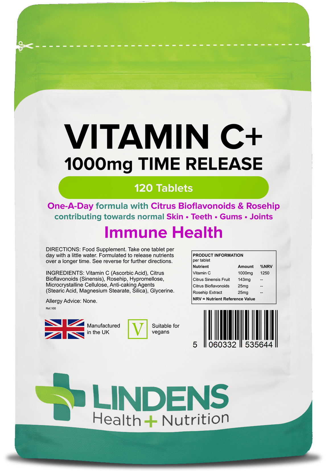 VITAMIN C 1000MG RELEAS TAB 110CT 21ST