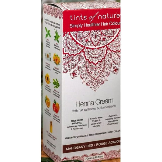 TINTS OF NATURE HENNA CREAM,RED